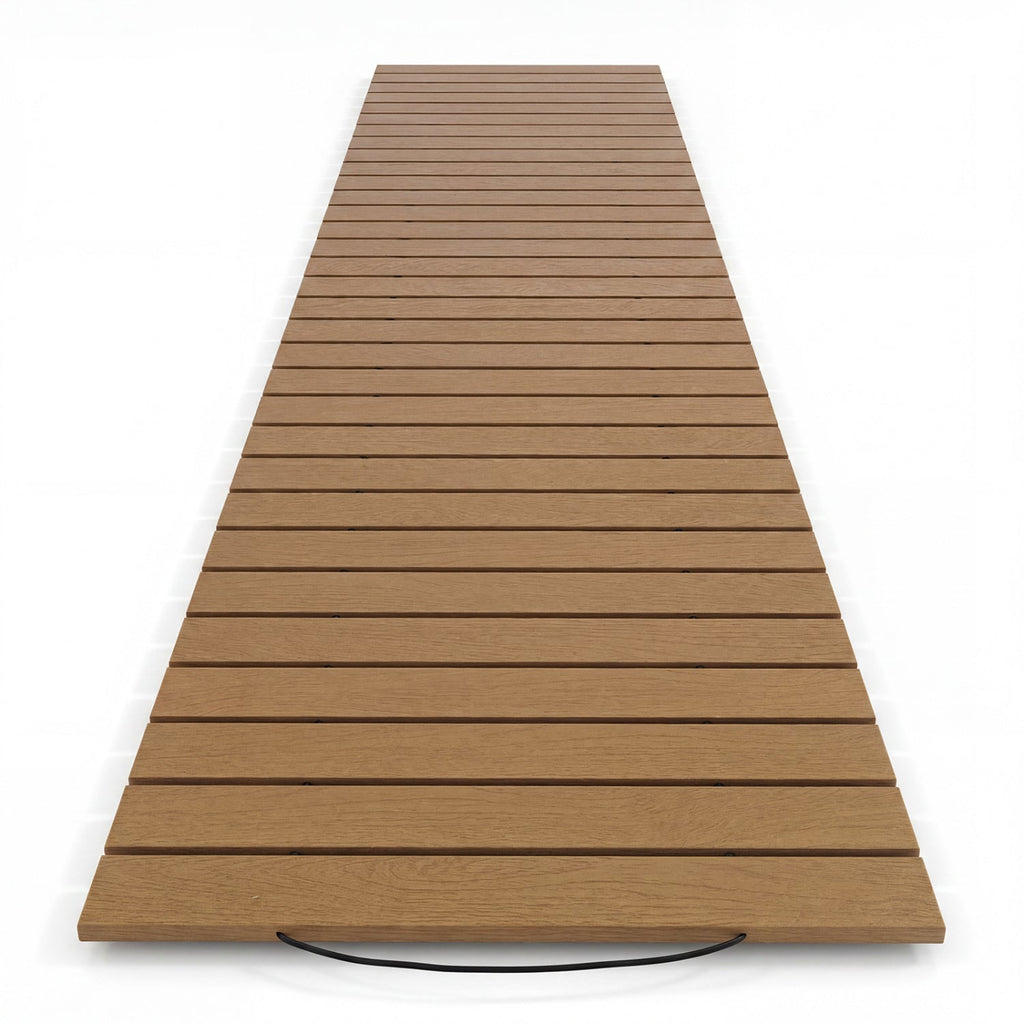 8 Feet Outdoor Pathway Straight Roll-Out Patio Boardwalk