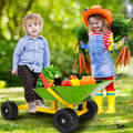 8 Inch Heavy Duty Kids Ride-on Sand Dumper with 4 Wheels-Lime Green