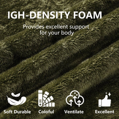 Queen Size Foldable Sofa Bed Chenille Futon Sofa Couch