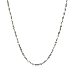 14k White Gold Franco Chain 1.2mm