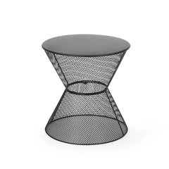 Nevada Contemporary Side Table With Mesh Design