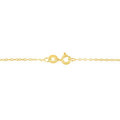 14K Yellow Gold Plated .925 Sterling Silver 4.0 Cttw Diamond Shadow Frame Heart 18" Pendant Necklace (J-K Color, I1-I2 Clarity)