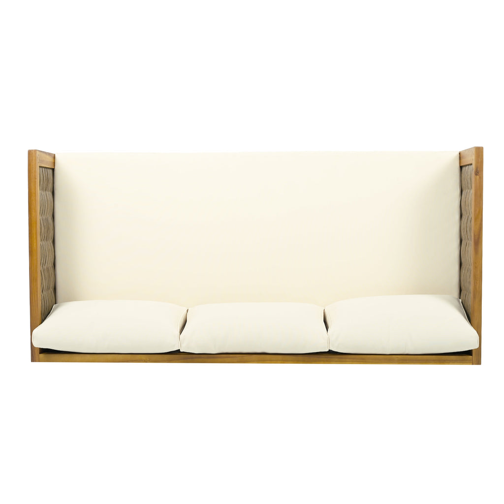 Claremont 3-Seater Daybed and Acacia Wood Patio Table