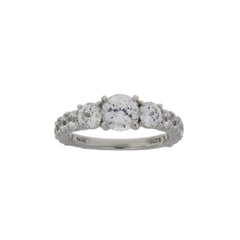 Cubic Zirconium CZ SS Bridal Sterling Silver