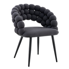 Puffy Bubble, Ball Chain Chairs For Dining Room (Set of 2)