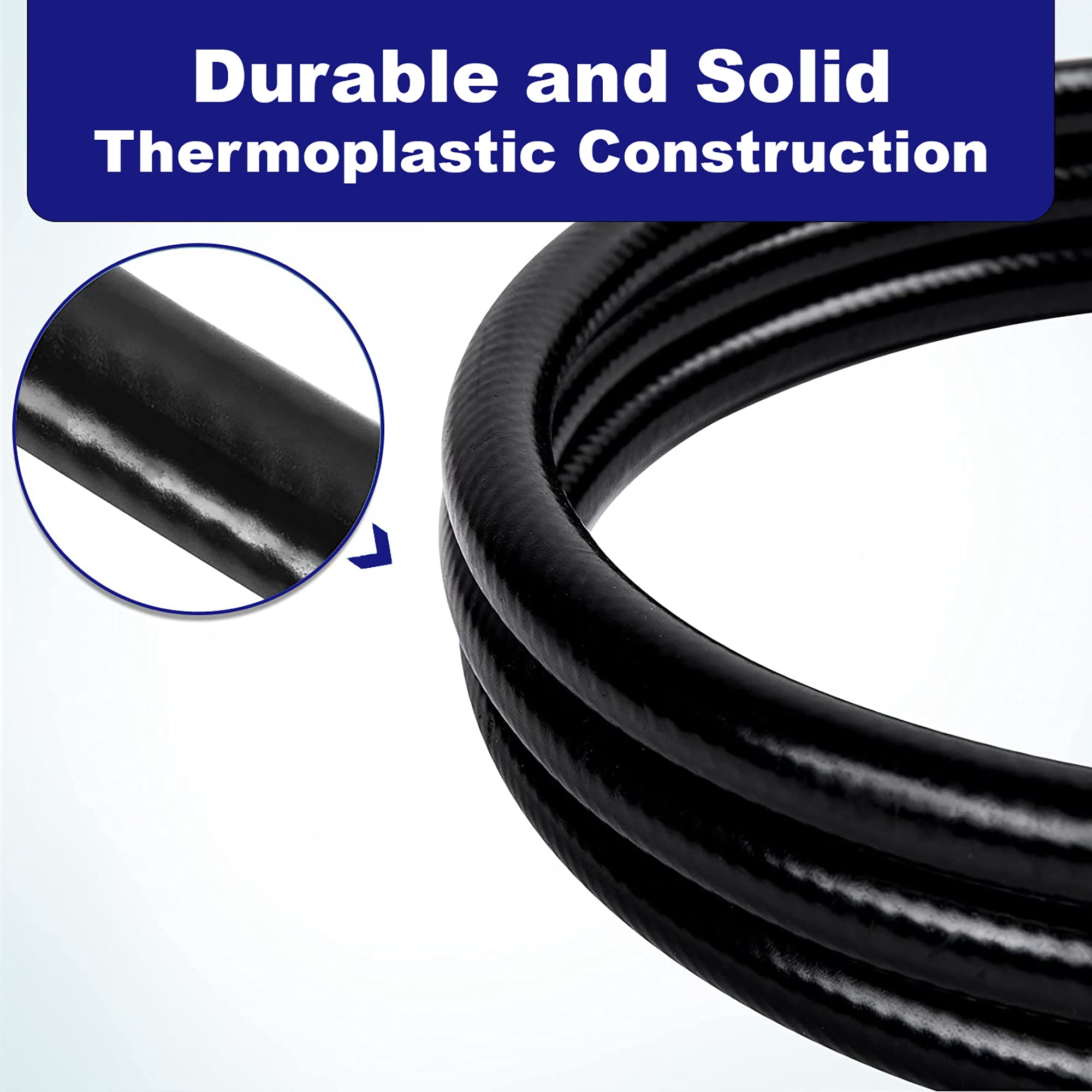 Flame King 8 Ft 1 Pound Propane Tank Gas Hose Adapter Extension