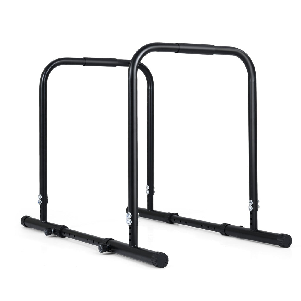 Adjustable Dip Bar Station with 660 LBS Capacity for Home Gym