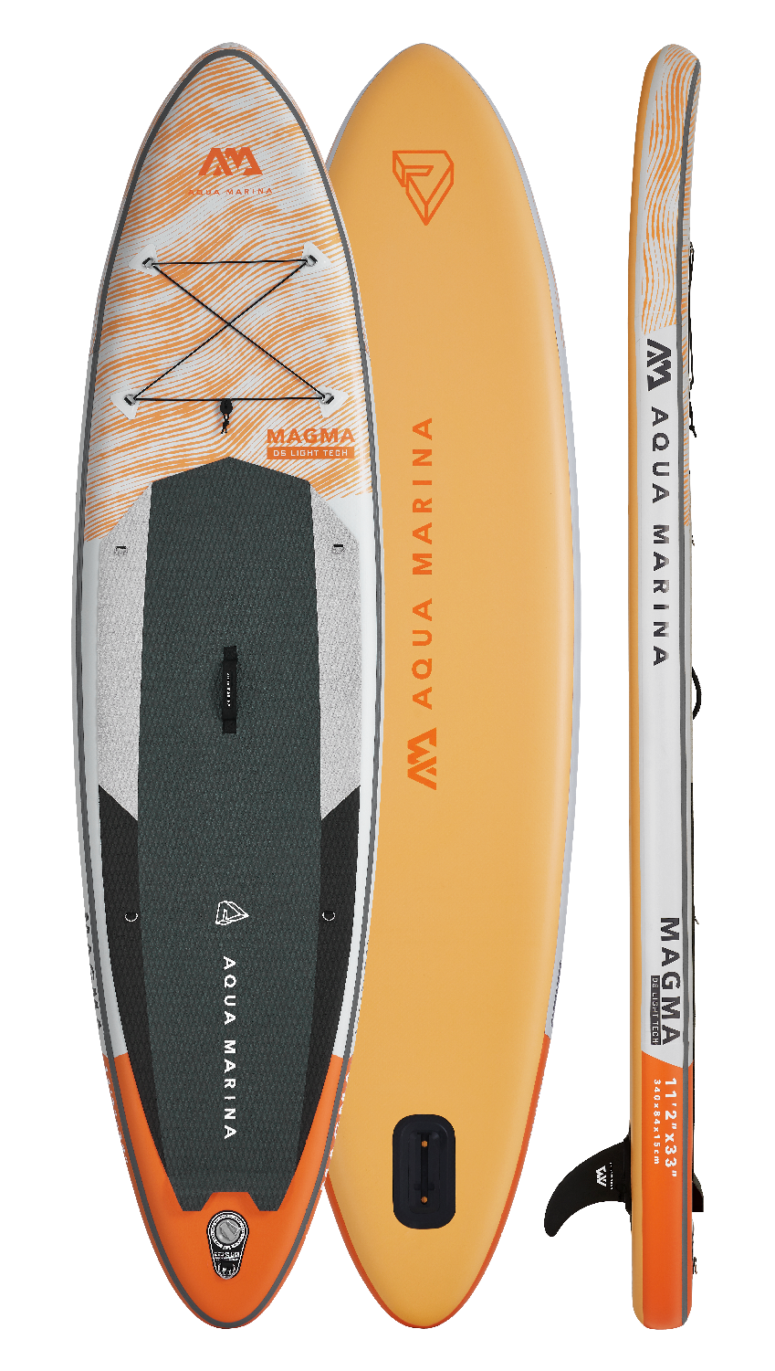 Aqua Marina MAGMA 11'2" Inflatable Paddle Board All-Around Advanced SUP
