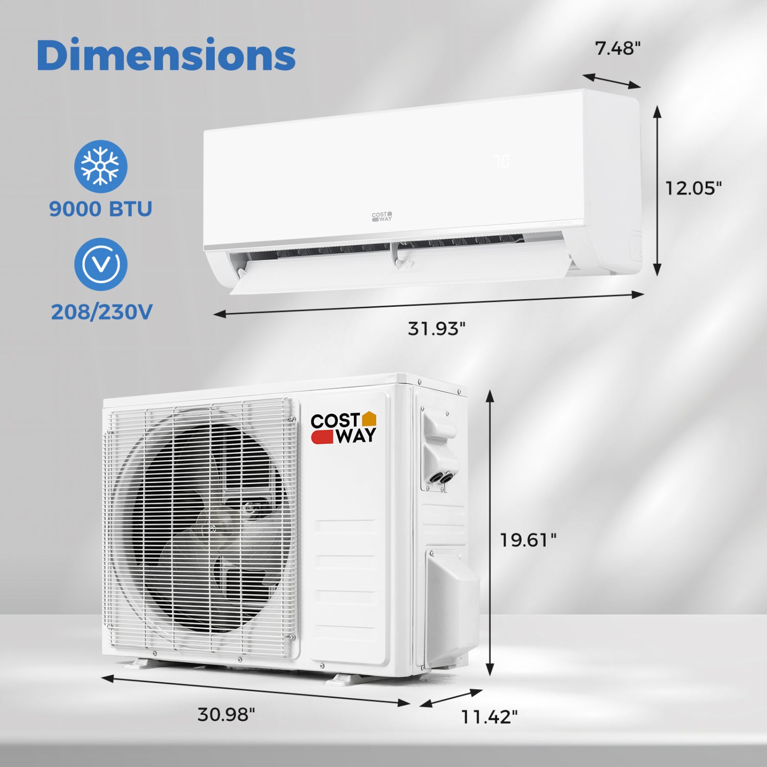 Blast Pro Series 9000 BTU 21 SEER2 208