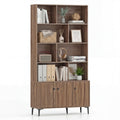 Bookshelf with 3 Doors and 2 Anti-Tipping Kits for Home Office