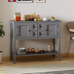 Buffet Sideboard Cabinet with 2 Doors and 2 Drawers