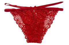 Lace Cheeky with Elastic Straps, XS-2X
