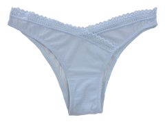 V-Front Mesh Cheeky with Lace, XS-2X