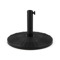 Concrete Patio Umbrella Base with Rattan Pattern for Lawn