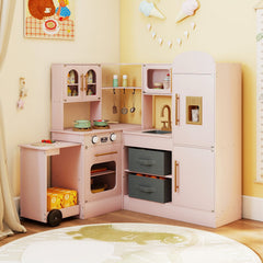 Corner Kitchen with Lights and Sounds for Kids Ages 3+