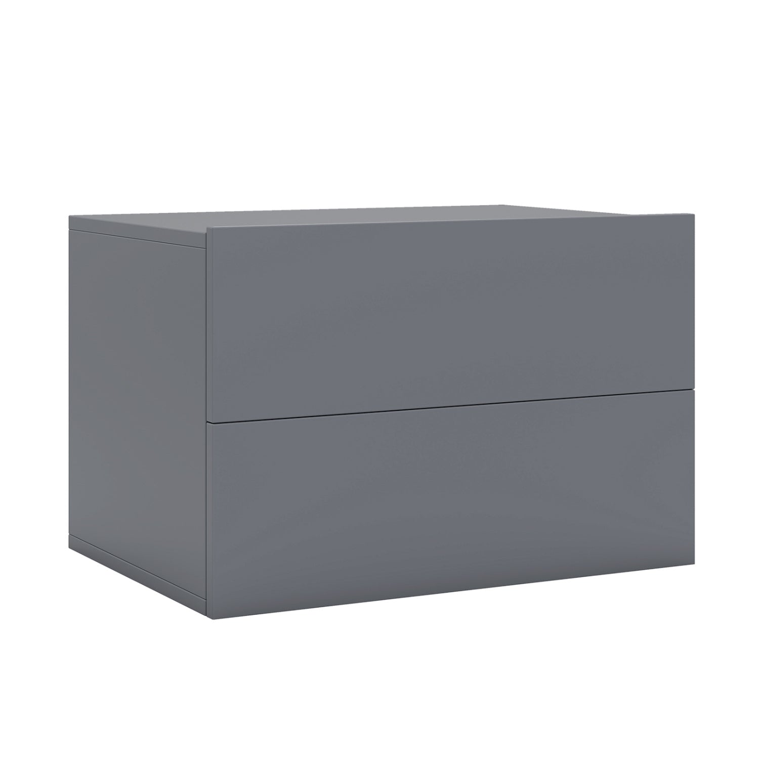 Wall Mounted Floating Nightstand with 2 Drawers
