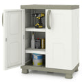Freestanding Buffet Cabinet Sideboard with 2 Doors and Adjustable Shelves for Kitchen and Garage