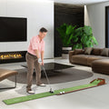 Golf Putting Mat with Auto Ball Return - 10 ft