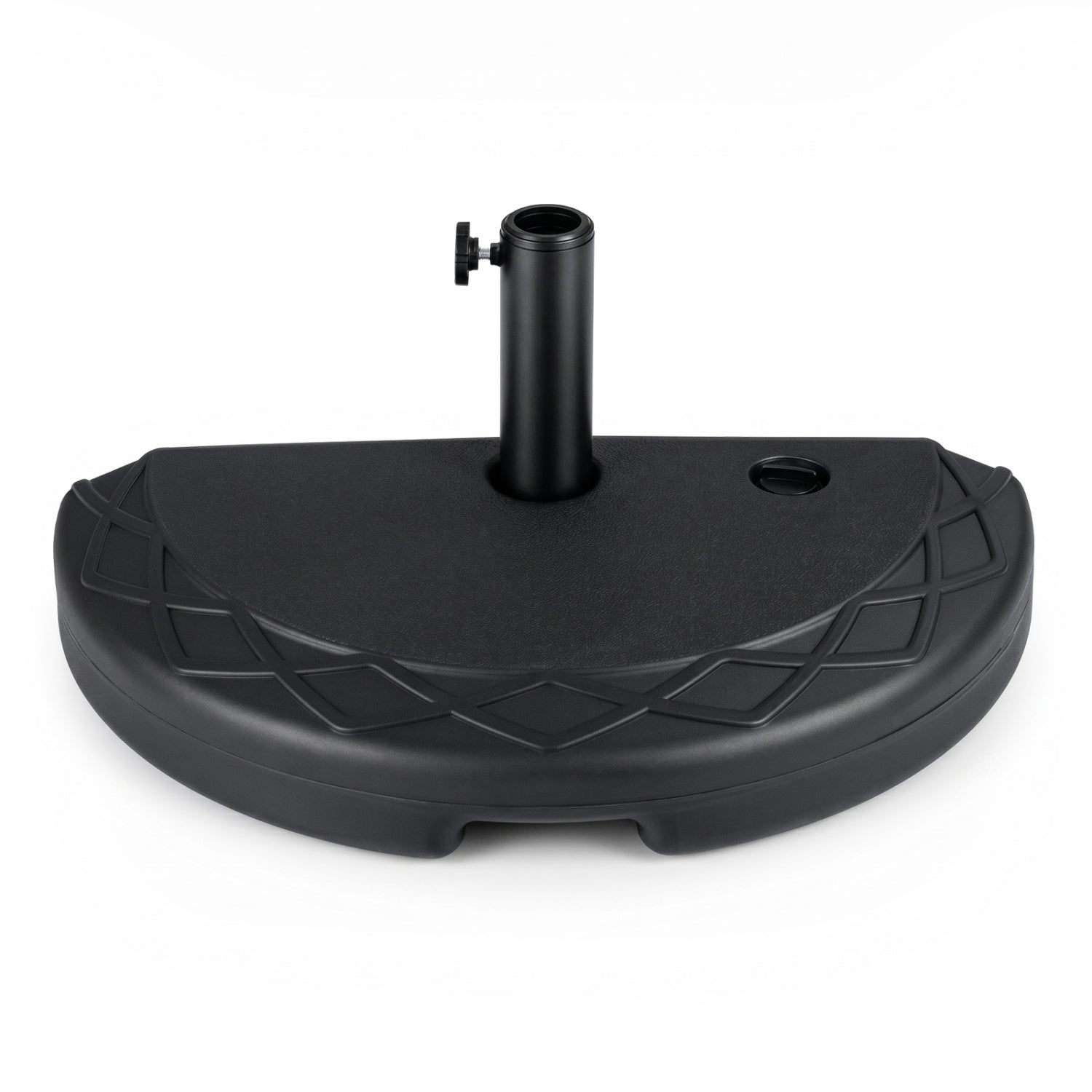 Half Round Patio Umbrella Base 44 lbs Water and Sand Fillable
