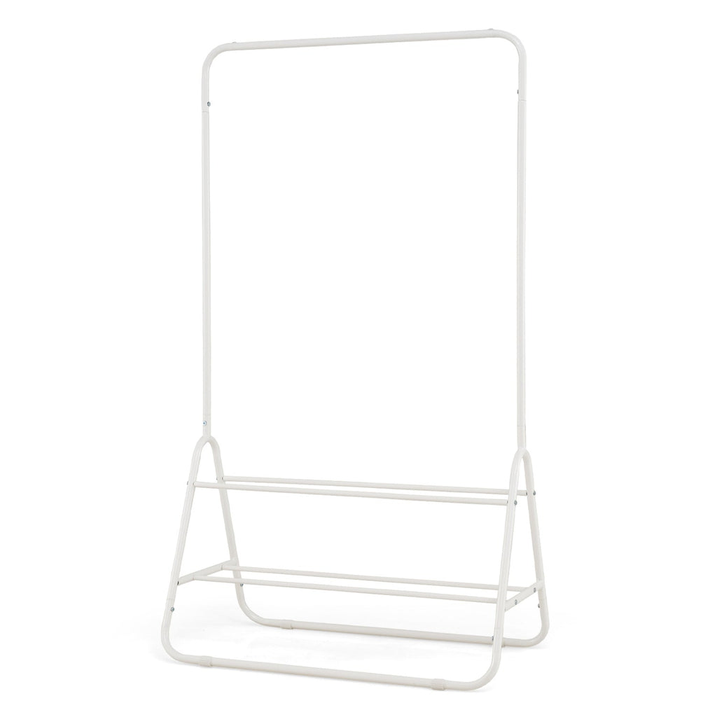 Heavy Duty Clothes Rack with Hanging Rod and Storage Shelves