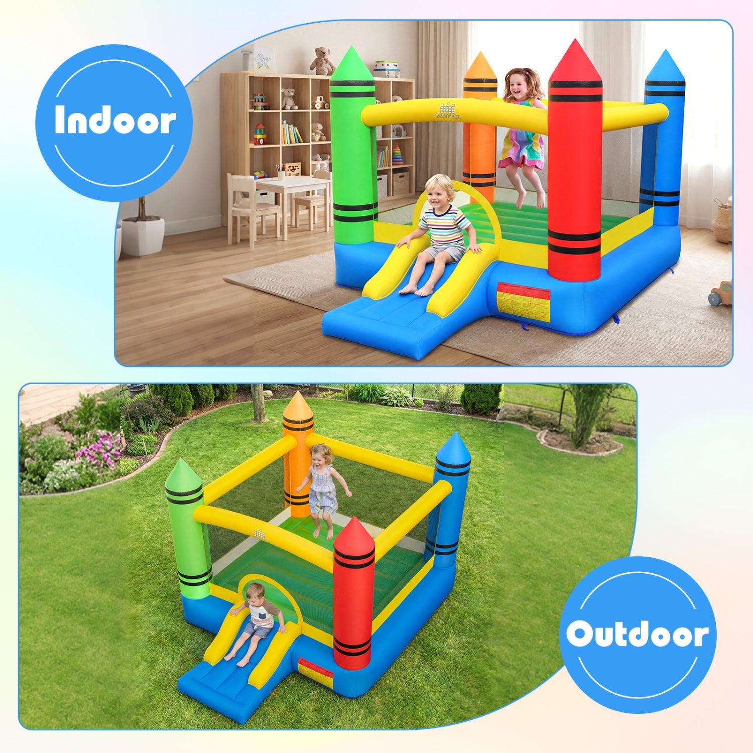 Inflatable Bounce House 2-in