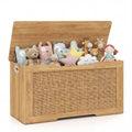 Kids Storage Bench 40 Inch Toy Box with Flip Top and Handles