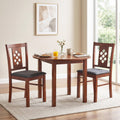 Upholstered Dining Chairs Set of 2 with Wood Frame