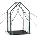 Mini Green House Metal Frame with Waterproof Bottom Mat and Wind Ropes
