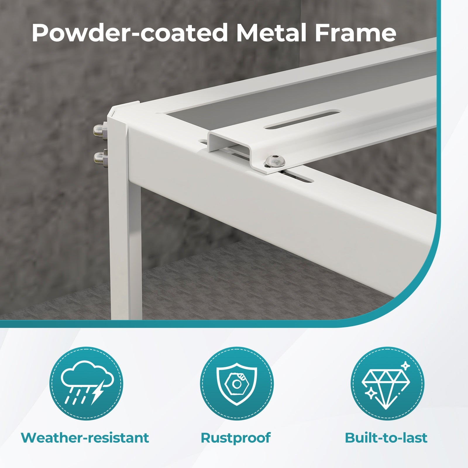 Mini Split Ground Stand for 9000-18000 BTU Ductless Air Conditioner