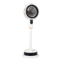 Misting Pedestal Fan Air Circulator with 90° Auto Oscillation Floor Standing Fan with 8 Speeds