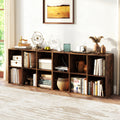 6-Cube Bookcase with Anti-Tipping Kit - Rustic Brown