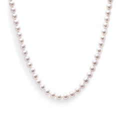 14K Yellow Gold 8.0x8.5mm Akoya Pearl Strand Necklace