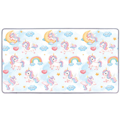 One-Piece Reversible Roll Up Soft Foam Activity Mat for Toddlers