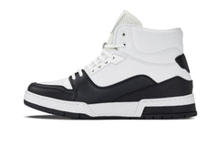CALTO - S4752 - 3 Inches Taller (White/Black) - High Top Sneakers