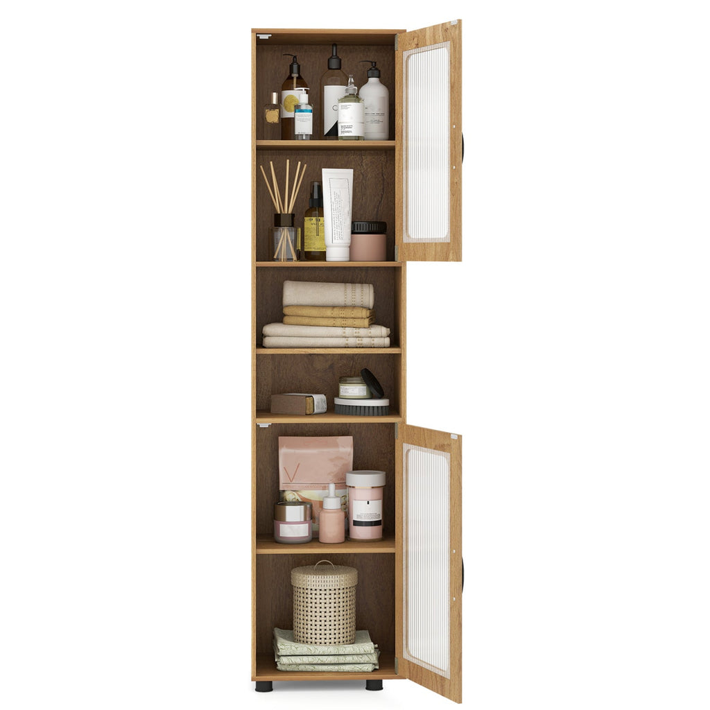 Tall Bathroom Storage Cabinet 67 Inches Freestanding Storage Organizer