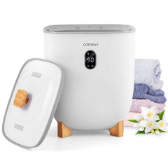 20L Towel Warmer Bucket with PTC Air Heater for Rapid and Even Heating-White