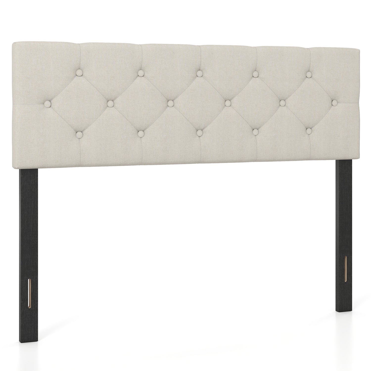 Upholstered Tufted Headboard Queen/Full Size with Adjustable Legs