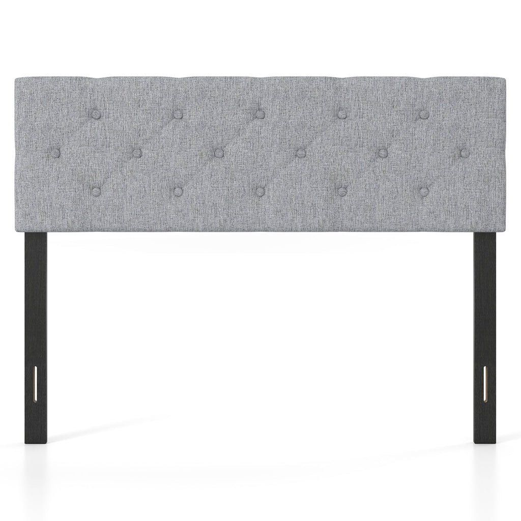 Upholstered Tufted Headboard Queen/Full Size with Adjustable Legs