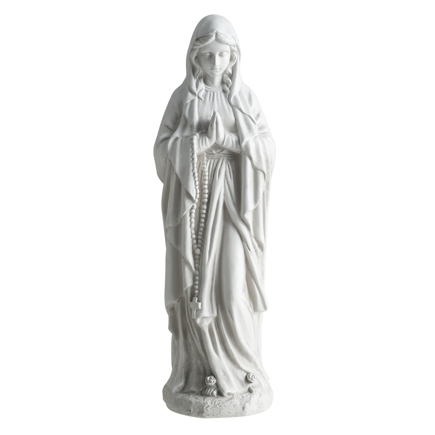 Virgin Mary Statue 29.5 inch Tall Outdoor Religious Sculpture