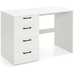 43.5 Inch Computer Desk with 4 Large Drawers-White