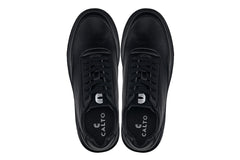 CALTO - X1646 - 2.8 Inches Taller (Pitch Black) - Lightweight Sneakers