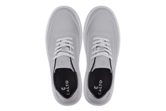 CALTO - X1648 - 2.8 Inches Taller (Pewter Grey) - Lightweight Sneakers