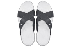 CALTO - X1654 - 2 Inches Taller (White/Matte Steel Grey)