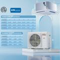 X-Pro 35000 BTU 3 Zone 22.5 SEER2 Ceiling Cassette Mini Split AC