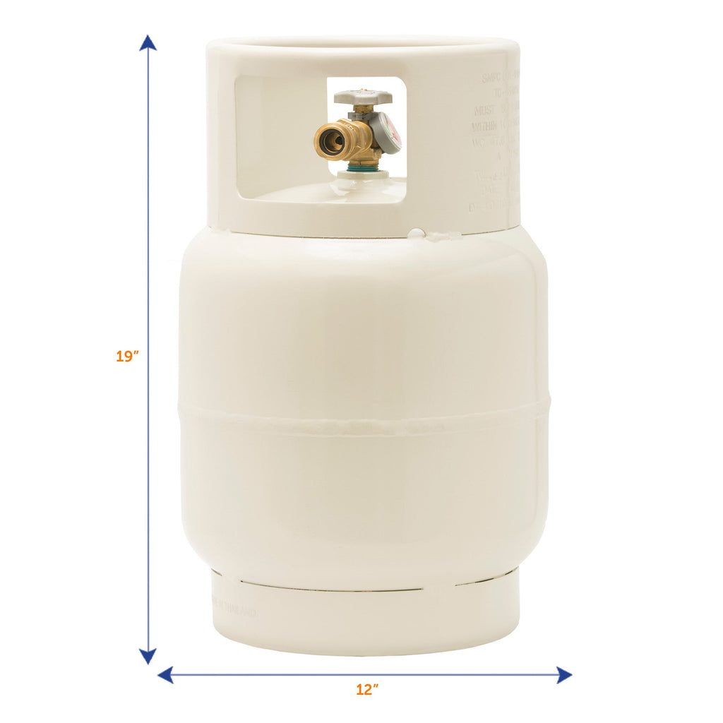 Flame King 20lb Single Spud LP Buffer Tank with Gauge