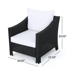 Antibes Wicker Armchair with Water Resistant Cushions