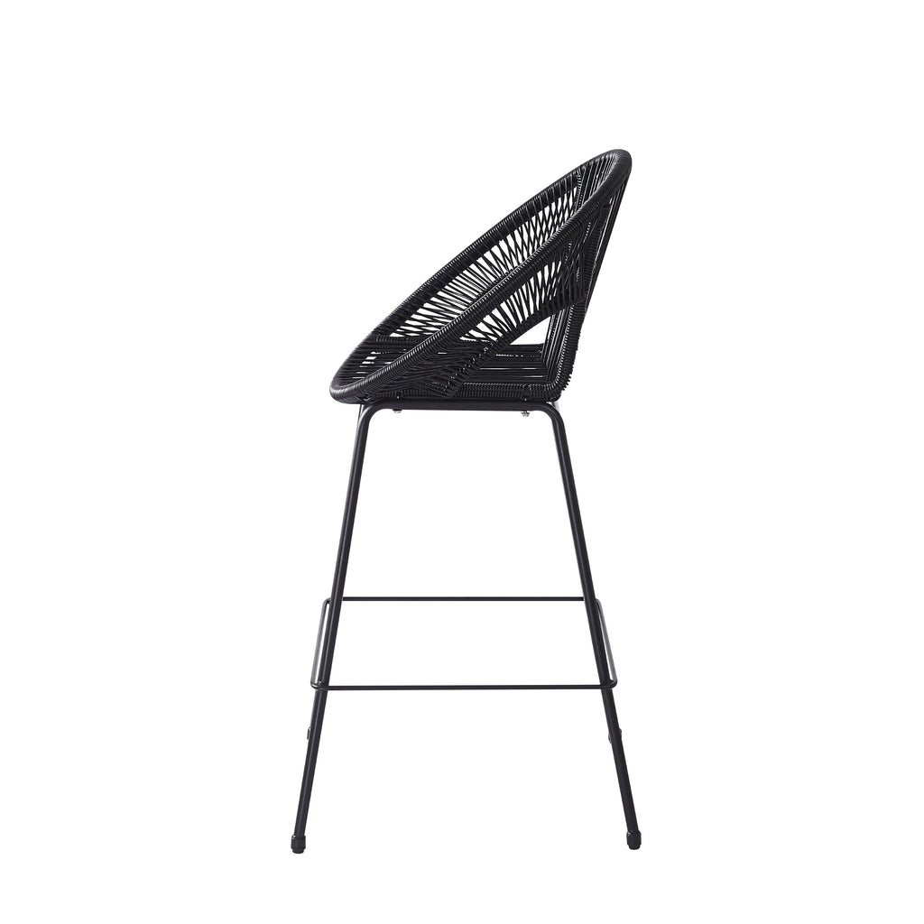 Outdoor Patio Barstool Set Weather Resistant