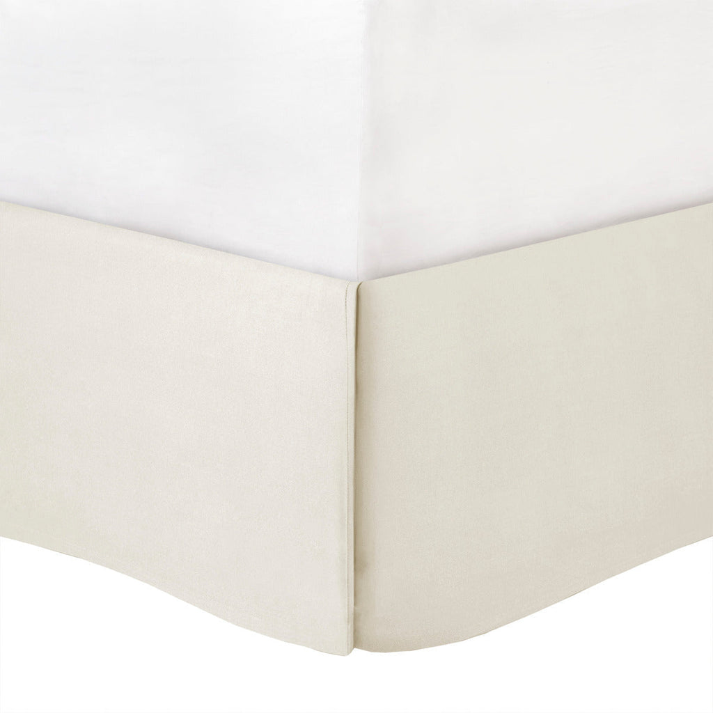 7 Piece Tufted Comforter Set Ivory Queen