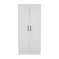 Canaan 2-Piece Bedroom Set, Armoire + Dresser, White