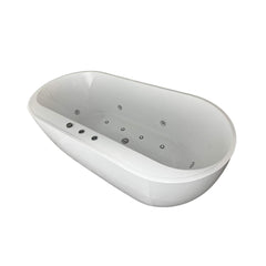 Alora 67-Inch Whirlpool Air Bath Soaking Tub With Adjustable Air Blower [No Faucet] (SAK24960)